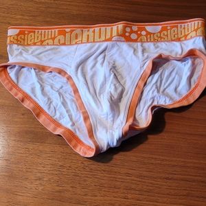 White Aussiebum Briefs